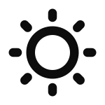 Sun SVG Icon